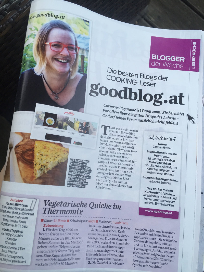 goodblog: Blog der Woche im Cooking Magazin