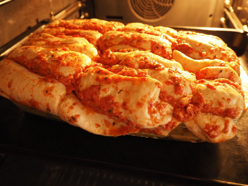 goodblog: Faltenbrot mit Tomaten und Mozzarella - vorbereiten