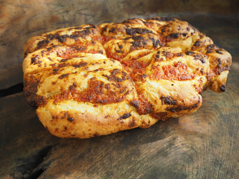 Faltenbrot mit Tomaten und Mozzarella | goodblog – So viel Gutes!