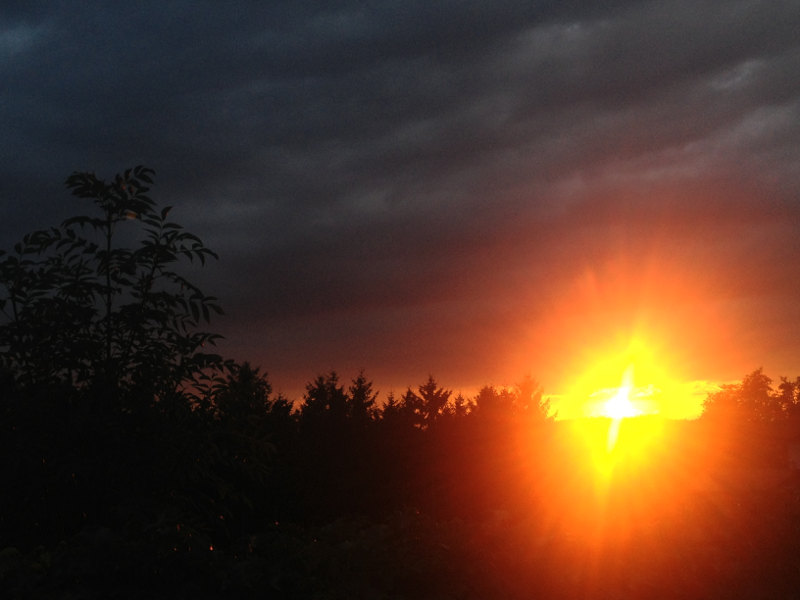 goodblog: Die schönsten Sonnenuntergänge zu Hause