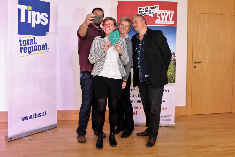 goodblog: Unternehmerin des Jahres beim Selfie Unternehmenspreis - Familienselfie