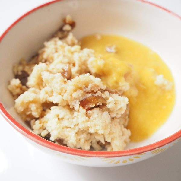 goodblog: Sanft gesüßtes Couscous-Frühstück: die herbstliche Variante mit Maroni