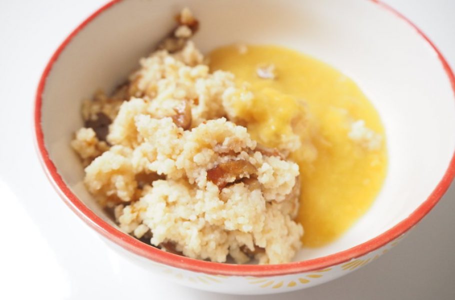 goodblog: Sanft gesüßtes Couscous-Frühstück: die herbstliche Variante mit Maroni