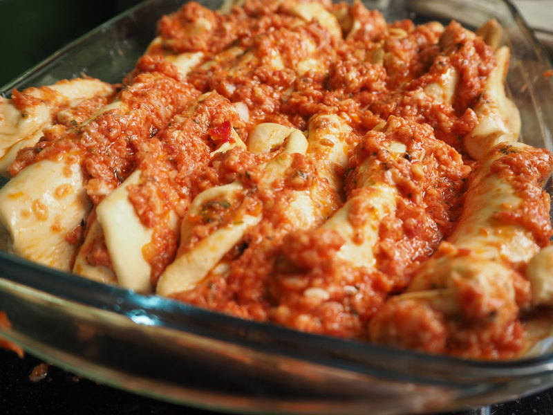 Faltenbrot mit Tomaten und Mozzarella | goodblog – So viel Gutes!